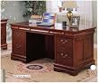 ELEGANT LOIS PHILLIPE DESK IN DEEP RICH CHERRY FINISH