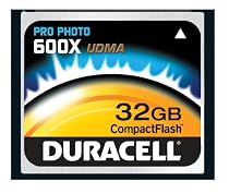 Duracell 32GB  600 x Speed ProPhoto CompactFlash