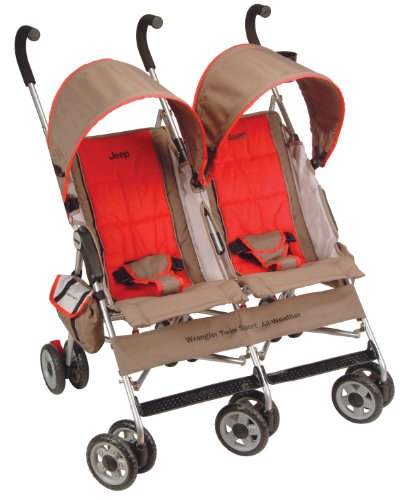 Click To Jeep Wrangler Twin Sport All-Weather Stroller, Heat Details Jeep Wrangler Twin Sport All-Weather Stroller, Heat
