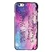 Hakuna Matata Galaxy Pattern Case for Iphone 6 4.7 Inch Accessory (Purple)