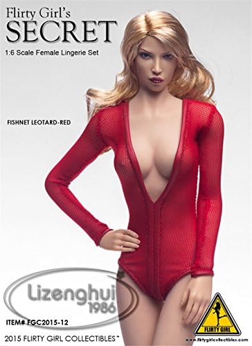 Flirty Girl Collectibles Secret Fishnet Leotard Red FGC2015-12 1/6 Scale