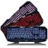 AULA LED Backlit Gaming Keyboard 3 Colorways, Purple/Red/Blue (SI-859)