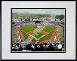 Dodger Stadium 2003 Opening Day Double Matted 8 x 10 Photograph in Black Anodized Aluminum Fram