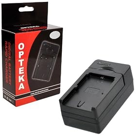 Opteka MBC-LPE6 AC/DC Mono Rapid Battery Charger for Canon LP-E6 Lithium Ion Battery