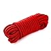 Shibari Rope - Moonight 32-Foot 10m Soft Cotton Rope SM Rope Utility Rope Black Red Pink Purple (Red)