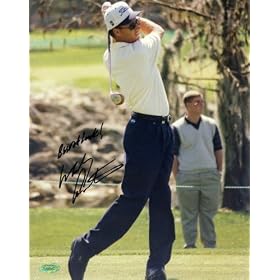 Woody Austin - Swing/White Shirt - 8x10 Autographed Photograph