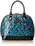UPC 671803152120 product image for Hello Kitty Patent Emboss Dome Top Handle Bag,Turquoise Leopard,One Size | upcitemdb.com