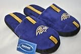 Baltimore Ravens NFL striped Logo Slide Slipper medium Mens