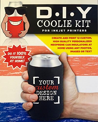 Make 12 Custom Koozies 100% At Home With a DIY COOLIE KIT Multi Color FREE SHIPPING