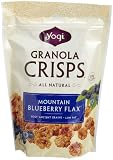 Yogi Mountain Blueberry Flax Granola Crisps, 10.4-Ounce Pouches (Pack of 6)