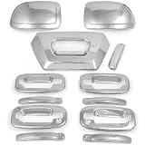 High Quality Weatherproof Chrome Tailgate 4-Door Handle Half Mirror Cover for 2002... by Astra Security