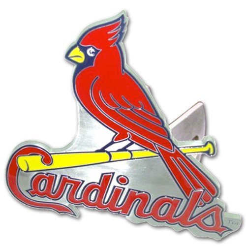 St. Louis Cardinals Large Zinc Trailer Hitch Cover - MLB Baseball Fan Shop Sports Team Merchandise
