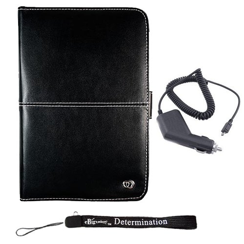 Kroo Nook Electronic Book Reader Slim Melrose Case + Includes a 4-Inch eBigvalue Determination Hand Strap + Black Rapid Travel Car Charger Image Kroo Nook Electronic Book Reader Slim Melrose Case + Includes a 4-Inch eBigvalue Determination Hand Strap + Black Rapid Travel Car Charger
