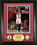 NBA Derrick Rose 2010-11 MVP 24KT Gold Coin Photo Mint