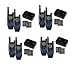 4 PAIR COBRA CXT425 MicroTalk 25 Mile 2-Way Radios NOAA
