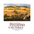 Pecorino in der Toskana. Ein Hund geht um die Welt