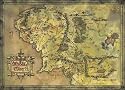 Lord of the Rings 40 x 55 Poster - Map of Middle Earth