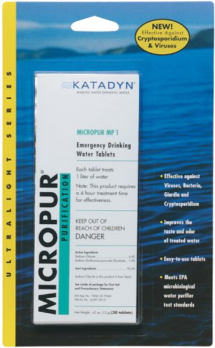 Katadyn Micropur MP1 Purification Tablets