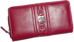 Women's Etienne Aigner Checkbook Wallet Montclair Cherry