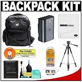 Aktiv PAK Professional All Weather Multi Purpose Photo/ Computer Laptop Backpack with D-LI90 Battery + Tripod + Accessory Kit for Pentax K-7 Digital SLR Camera