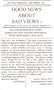 Good News About Sad Views [VHS]