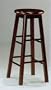 Traditional Bar Stool in Capuccino Finish Wood 29"H (Set of 2)