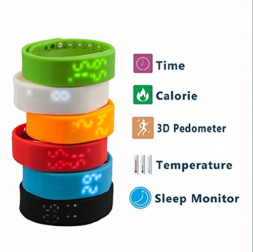 Fortech Slims Pedometer Sports Watch Smart Watch Activity Trackers