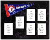 Texas Rangers Mini Pennant Plaque (No Cards)