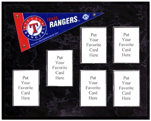 Texas Rangers Mini Pennant Plaque (No Cards)