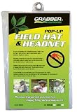 Grabber Outdoors Pop Up Field Hat and Headnet Thin/Lightweight With Storage Bag- Green Medium