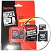 SanDisk 2GB Mirco to MiniSD (3 IN 1) Memory Card for Nokia N80 N73 E70 E62 6265i 6126 6133