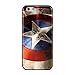 iPhone 6 Case, GMYLE Snap Cover Case Coated for iPhone 6 / 6S (4.7 inch Display) - Captain US Image Slim Fit Snap On Protective TPU Shell Back Case