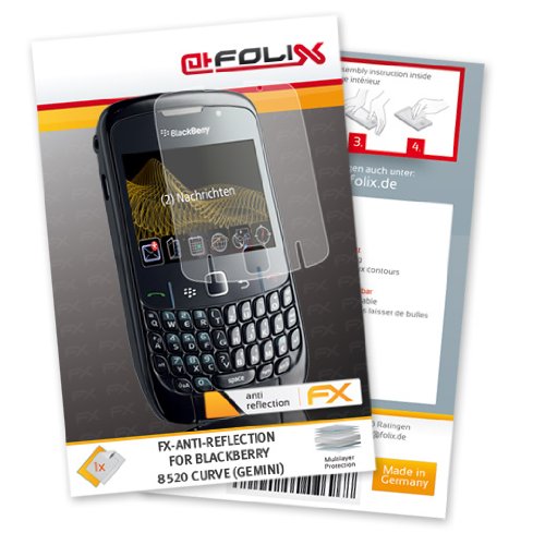 FoliX FX-Antireflex Displayschutzfolie f&uuml;r Blackberry 8520 Curve (Gemini) / 8520Curve - Di im Preisvergleich 