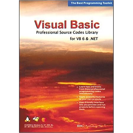 Bdg Publishing Visual Basic Source Code For VB 6 and .NET (Windows/Macintosh)