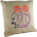 Charles Rennie Mackintosh Hill House Embroidered Linen Pillow