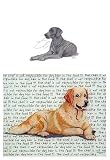 Weimaraner Glass Cutting Board