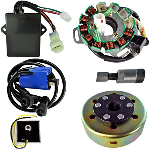 Stator 200 W & Flywheel Puller & External Ignition Coil & HP CDI Box Yamaha Banshee 19972006