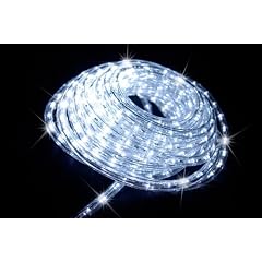 LED Lichterschlauch Lichtschlauch 20 Meter, wei�, f�r Au�en und Innen