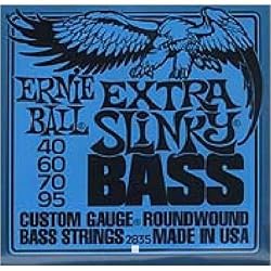 Ernie Ball 2835 Nickel Wound Extra Slinky Electric Bass String Set (40 -95)