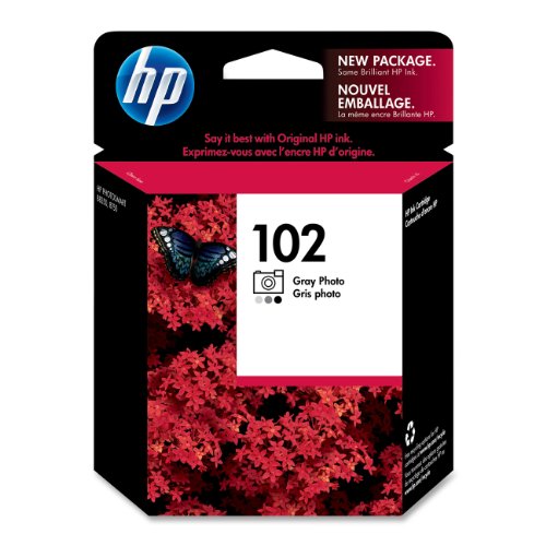 HP 102 Gray Photo Original Ink Cartridge (C9360AM)