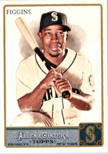 2011 Topps Allen & Ginter Limited Edition GLOSSY Baseball Card # 244 Chone Figgins - Seattle Mariners (Serial #d to 999)