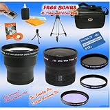 Professional Tokina 3x Telephoto & 0.22X Ultra Fisheye Wide Angle Lens + 1GB Memory Stick Pro Duo MEGA Kit for Sony F828 F717