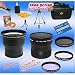 Professional Tokina 3x Telephoto & 0.22X Ultra Fisheye Wide Angle Lens + 1GB Memory Stick Pro Duo MEGA Kit for Sony F828 F717