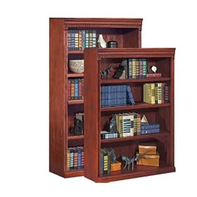 Huntington Cherry Five Shelf Bookcase 60H Huntington Cherry by Kathy Ireland Martin