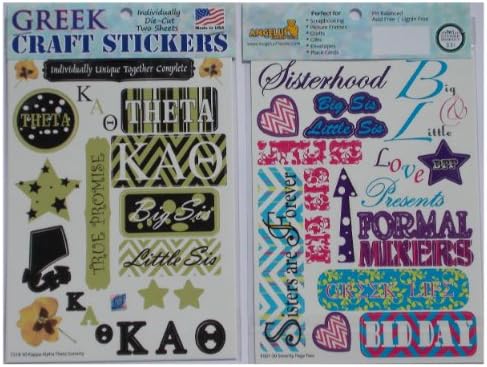 Kappa Alpha Theta - Craft Stickers