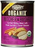 Organix Butcher and Bushel Organic Carved Turkey Dinner with Fresh Carrots and Sweet Potatoes for Pets, 12.7-Ounce (pack of 12)