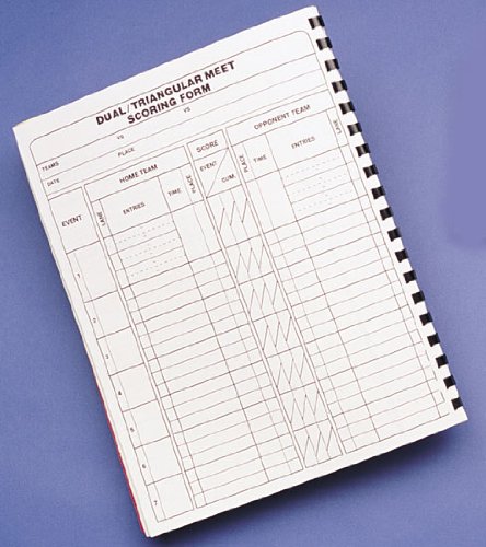 Water Gear Swim Meet Score Book