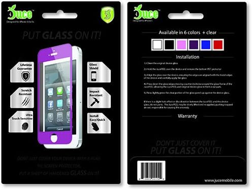 JucePeel Juce Peel JuceMobile Glass Screen Protector for iPhone 5 &amp; 5s
