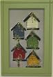 Large Painted Screen - Birdhouse