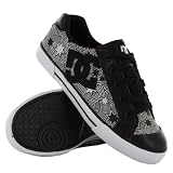 DC Shoes Chelsea SE Black White Womens Trainers